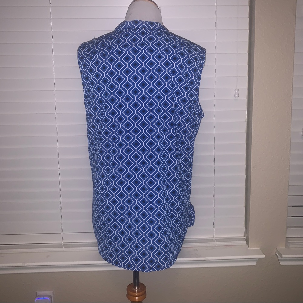 Notations Sleeveless Patterned Blouse - image 5